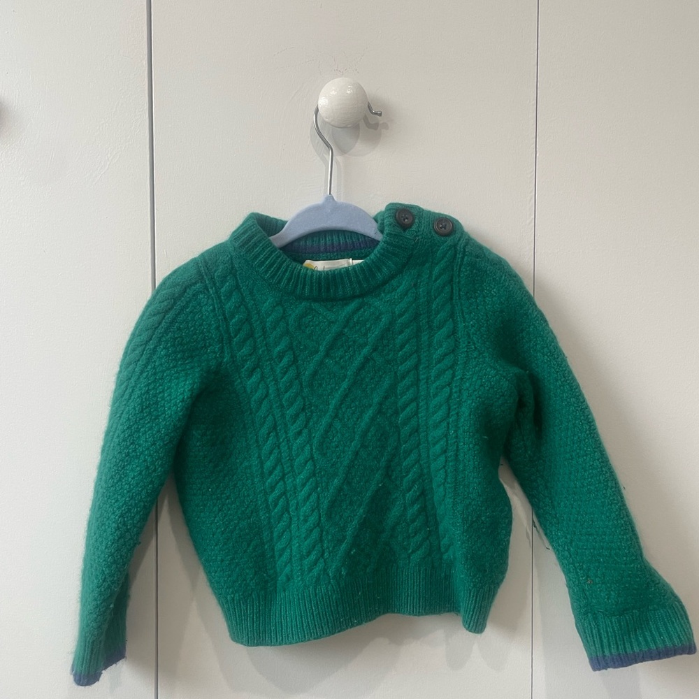 Baby Boden Sweater - Green